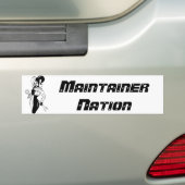 Maintainer Nation Sticker (Op auto)