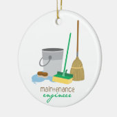 Maintanance Engineer Keramisch Ornament (Links)