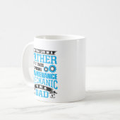 Maintenance Mechanic Dad Gift Vaderdag Koffiemok (Voorkant links)