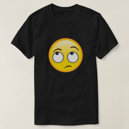 Maintenant ce qui ? T-shirt d'émoticône (Design devant)