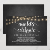 Maintenant célébrons, Faire-part de Mariage Rustiq (Devant / Derrière)