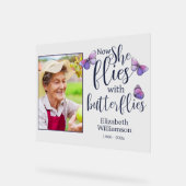 Maintenant, elle vole avec des papillons Photo Mém (Angle)