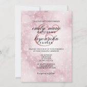 Maintenant et pour toujours Dusty Rose Faire-part (Dos)