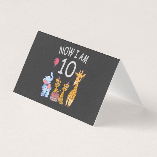 Maintenant j'ai 10 ans 10ème anniversaire au Zoo (Front)