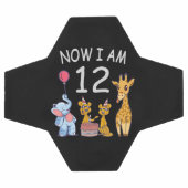 Maintenant, j'ai 12 ans 12e anniversaire au Zoo (Plat)