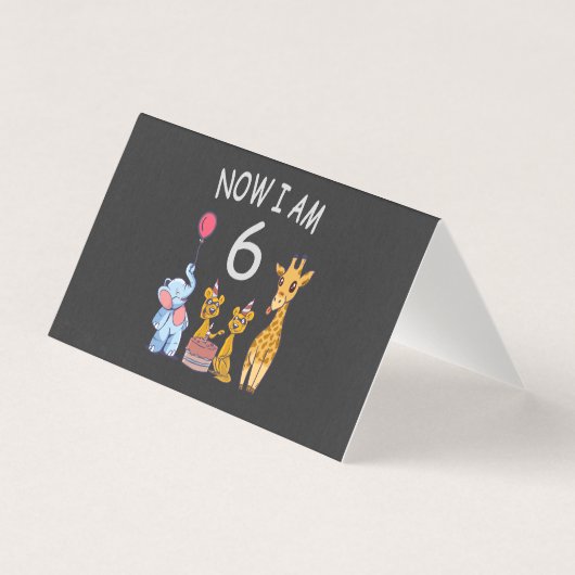 Maintenant j'ai 6 ans 6ème anniversaire au Zoo (Front)