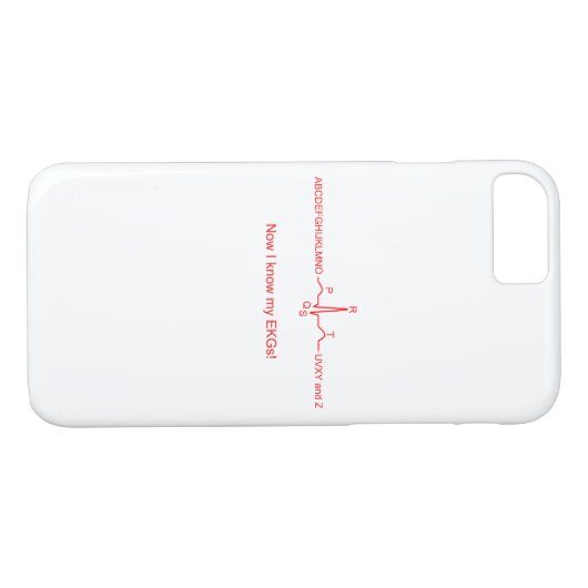 Maintenant je connais mon coque iphone d'ECG (Dos (Horizontal))
