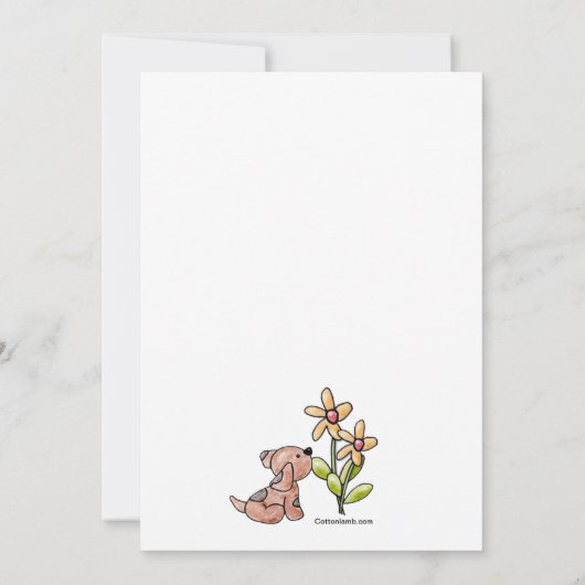 Maintenant je suis une invitation (Dos)