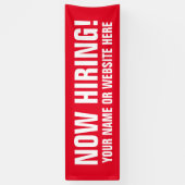 MAINTENANT l'embauche grande bannière extérieure p (Vertical)