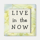 MAINTENANT Magnet de devis motivationnel (Devant)