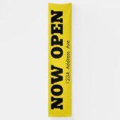 Maintenant ouvert - Bannière professionnelle étanc (Vertical)
