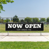 Maintenant ouvert - Bannière professionnelle étanc (En situation)