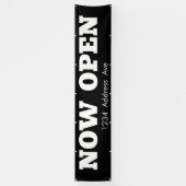 Maintenant ouvert - Bannière professionnelle étanc (Vertical)