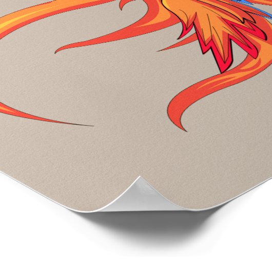 MAINTENANT... Poster Phoenix Bird (Coin)