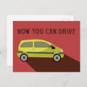 Maintenant, vous pouvez conduire - Carte postale (Devant / Derrière)