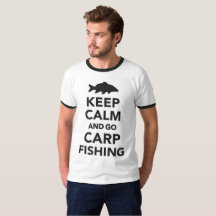 "Maintenez calme et allez T-shirt de pêche de