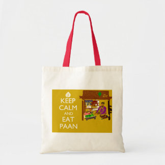 Maintenez calme et ayez le sac fourre-tout à Paan