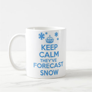 Maintenez calme et continuez la tasse - neige