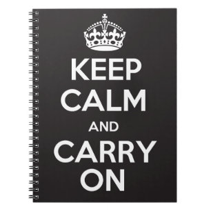 Maintenez calme et continuez le carnet