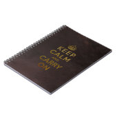 Maintenez calme et continuez le carnet (Côté gauche)