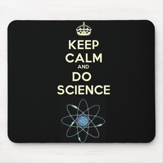 Maintenez calme et faites le tapis de souris de la (Devant)