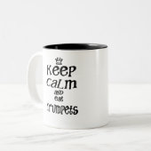 Maintenez calme et mangez la tasse de crumpets (Devant gauche)