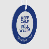 Maintenez calme et tirez les mauvaises herbes (devant)