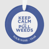 Maintenez calme et tirez les mauvaises herbes (devant)