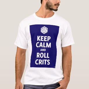Maintenez le T-shirt calme et de petit pain de