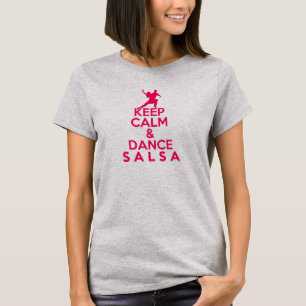 MAINTENEZ T-shirt CALME ET de DANSE de SALSA