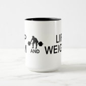 Maintenez tasse calme et d'ascenseur de poids - (Centre)