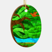 Maintenez un arbre vert dans votre ornement de (Dos)