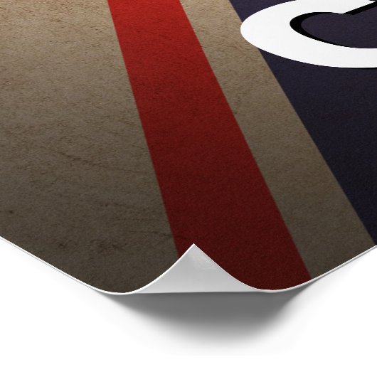 Maintenir le calme Modèle - Poster Union Jack Vint (Coin)