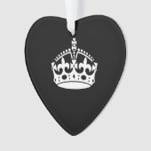 MAINTENIR LE SYMBOLE DE LA COURONNE CALME en noir (devant)