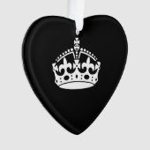 MAINTENIR LE SYMBOLE DE LA COURONNE CALME en noir (devant)