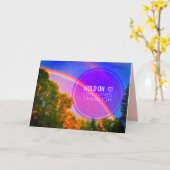 MAINTENIR SUR <3 CARTE D'ACCUEIL LUMINEUSE DE PLAN (Fleur jaune)