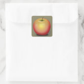 Maintosh Apple Vierkante Sticker (Tas)