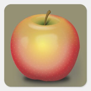 Maintosh Apple Vierkante Sticker
