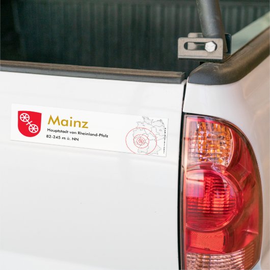 Mainz 1 bumpersticker (Op Truck)