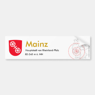 Mainz 1 bumpersticker