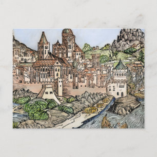 Mainz, Duitsland, 1493 Briefkaart