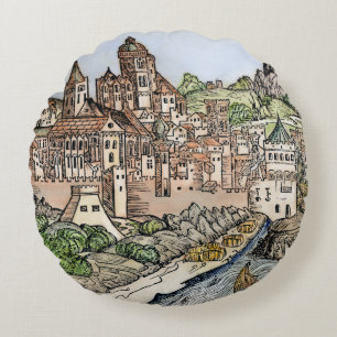 Mainz, Duitsland, 1493 Rond Kussen