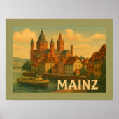 Mainz Germany City Art Poster (Voorkant)