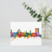 Mainz Germany Skyline Briefkaart (Staand voorkant)