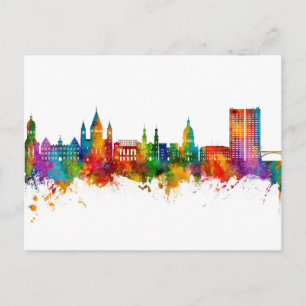 Mainz Germany Skyline Briefkaart