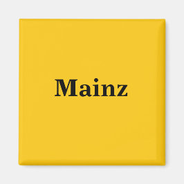 Mainz  Magnet Schild Gold Gleb Magneet