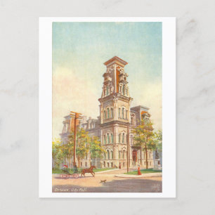 Mairie d'Ottawa Carte postale Vintage