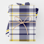 Mais and Blue gift wrapping 3 pack Inpakpapier Vel (In situ)