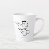 Mais D'Abord [ASL] Café Latte Mug (Droite)