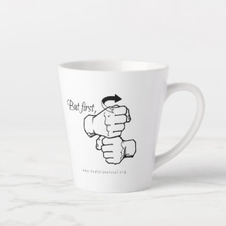 Mais D'Abord [ASL] Café Latte Mug